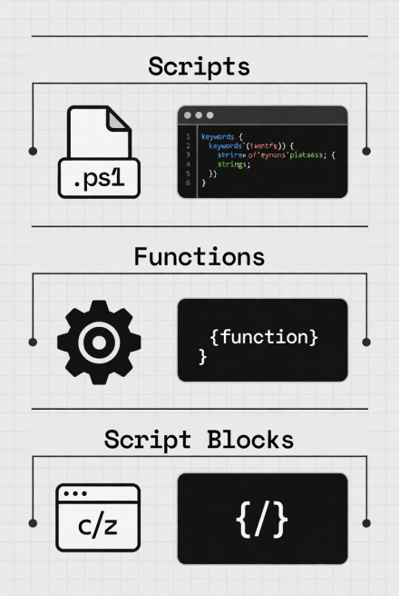 PowerShell Scripts, Functions, and Script Blocks Guide